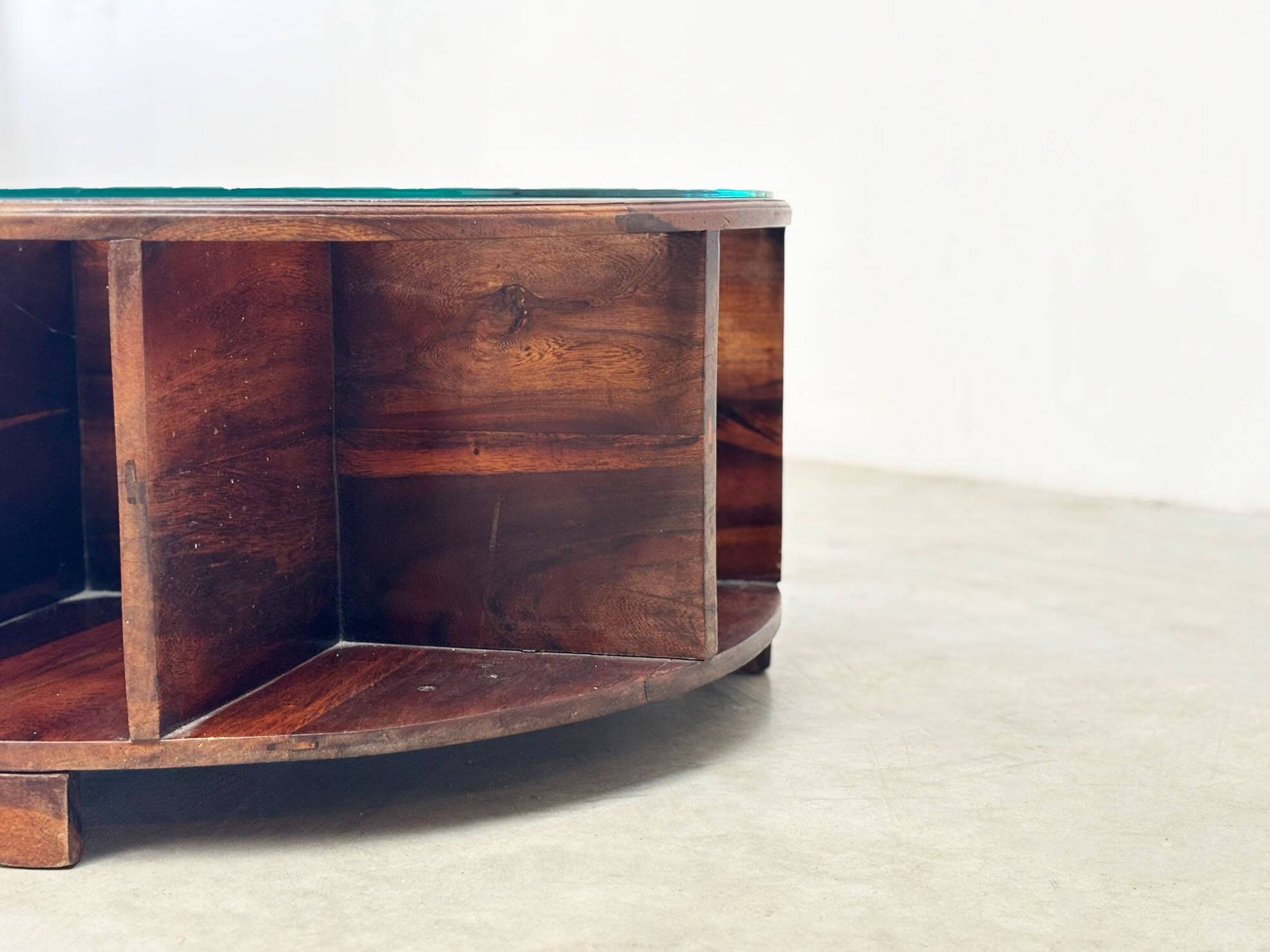 Sculptural Italian coffee table