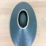 Empty vintage blue ceramic pocket