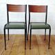 Vintage Mullca leather chair, 50s