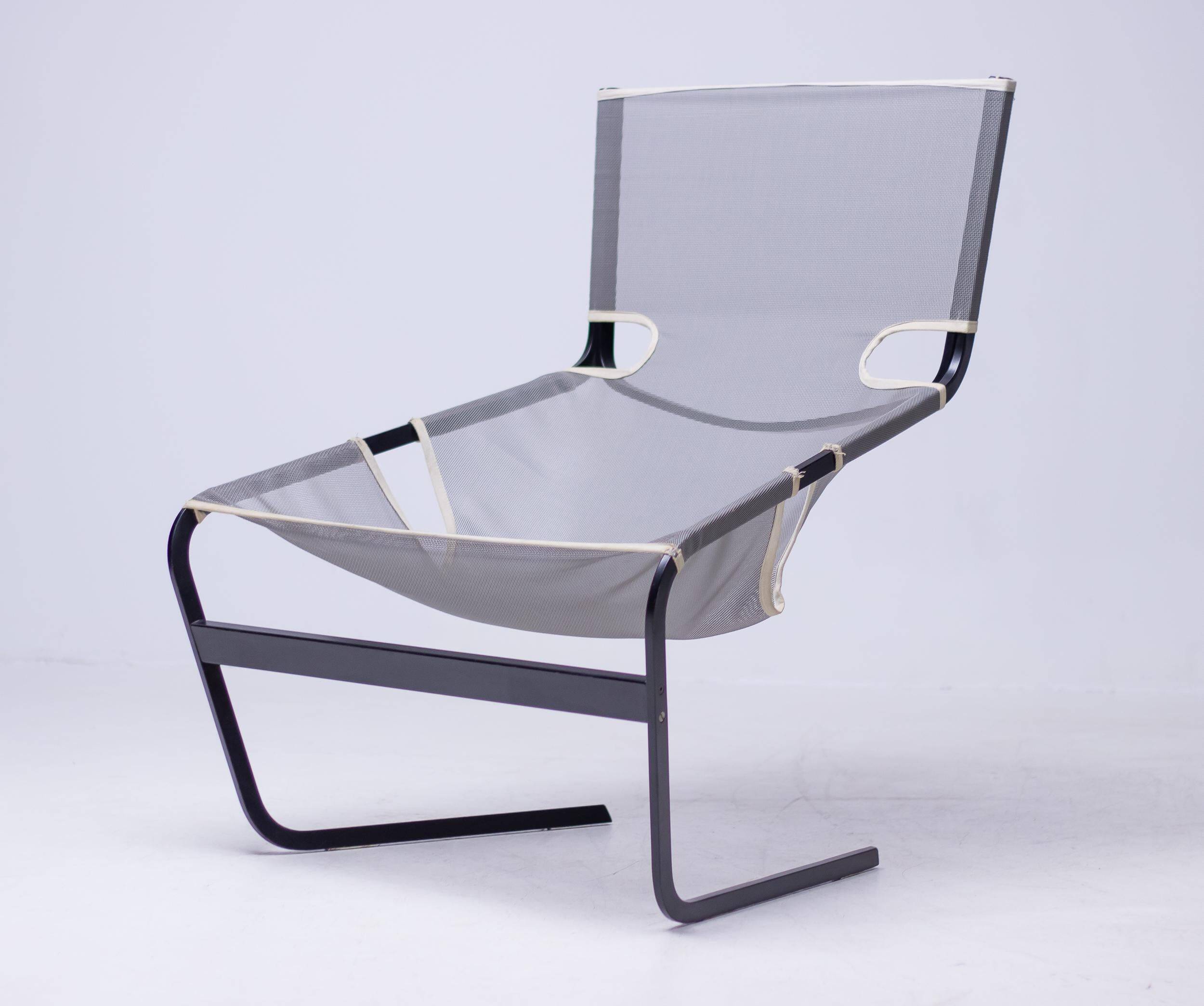 Pierre Paulin F-444 Lounge Chair by Artifort, 1960s - Assise en maille