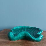 Coquillage coupelle vide poche vert émeraude