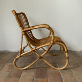 Rattan armchair