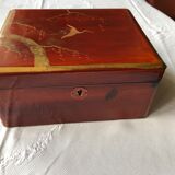 Lacquered wooden box
