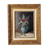 Painting bouquet of flowers