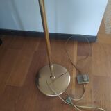 70s brass reading lamp with articulated arm Germany