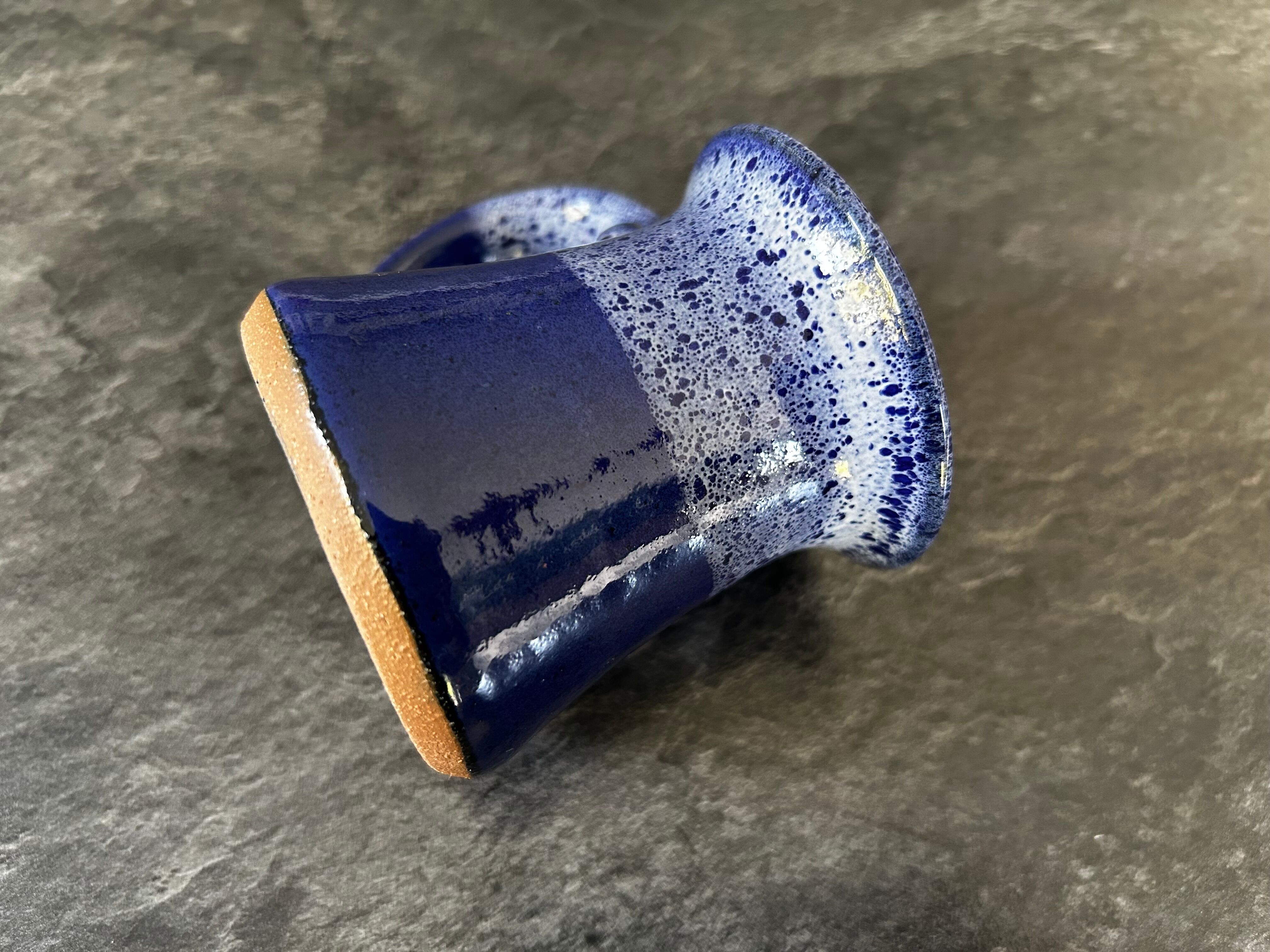 Small enamelled earthenware milk jug