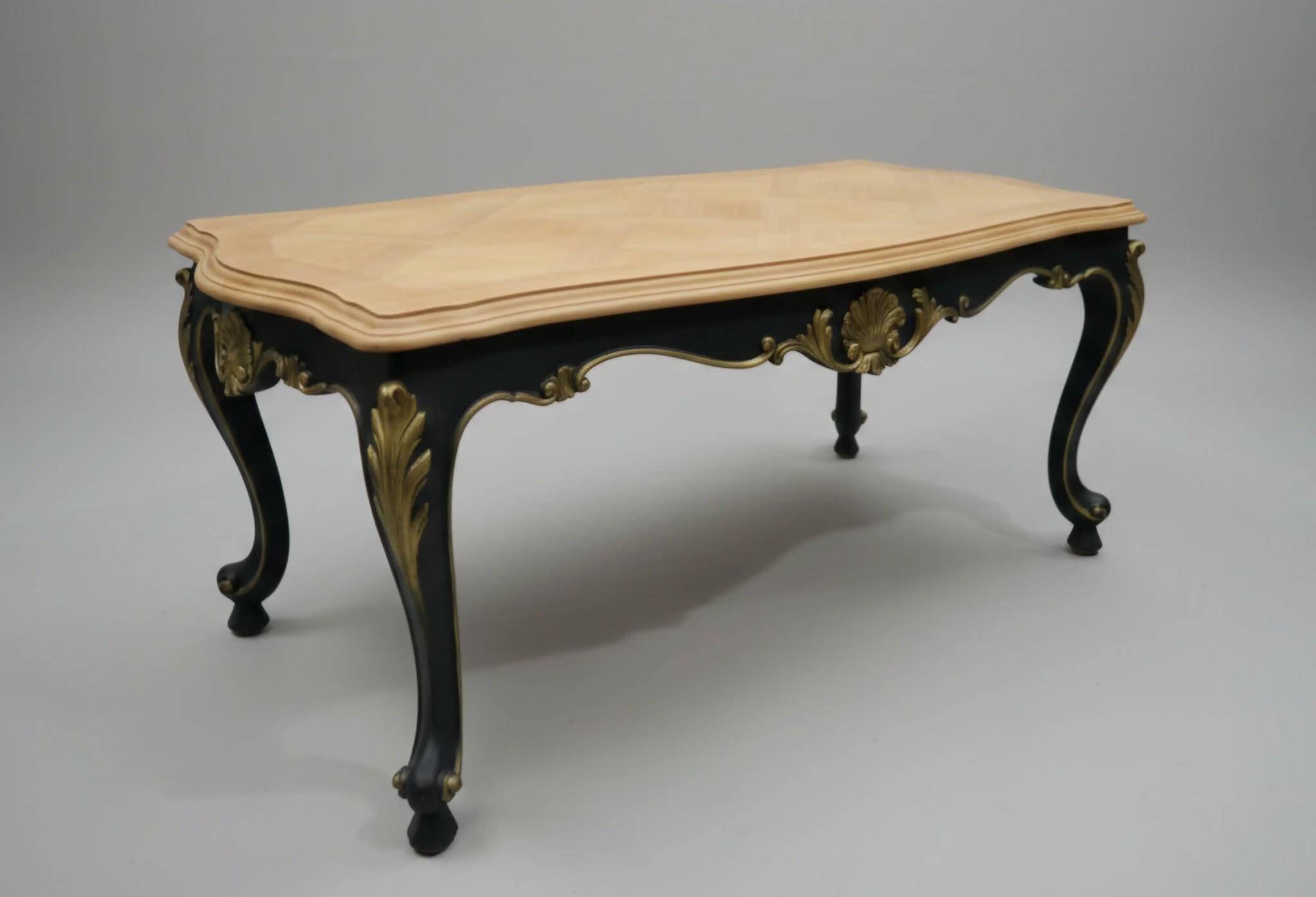 Louis XV coffee table (or rocaille) customised