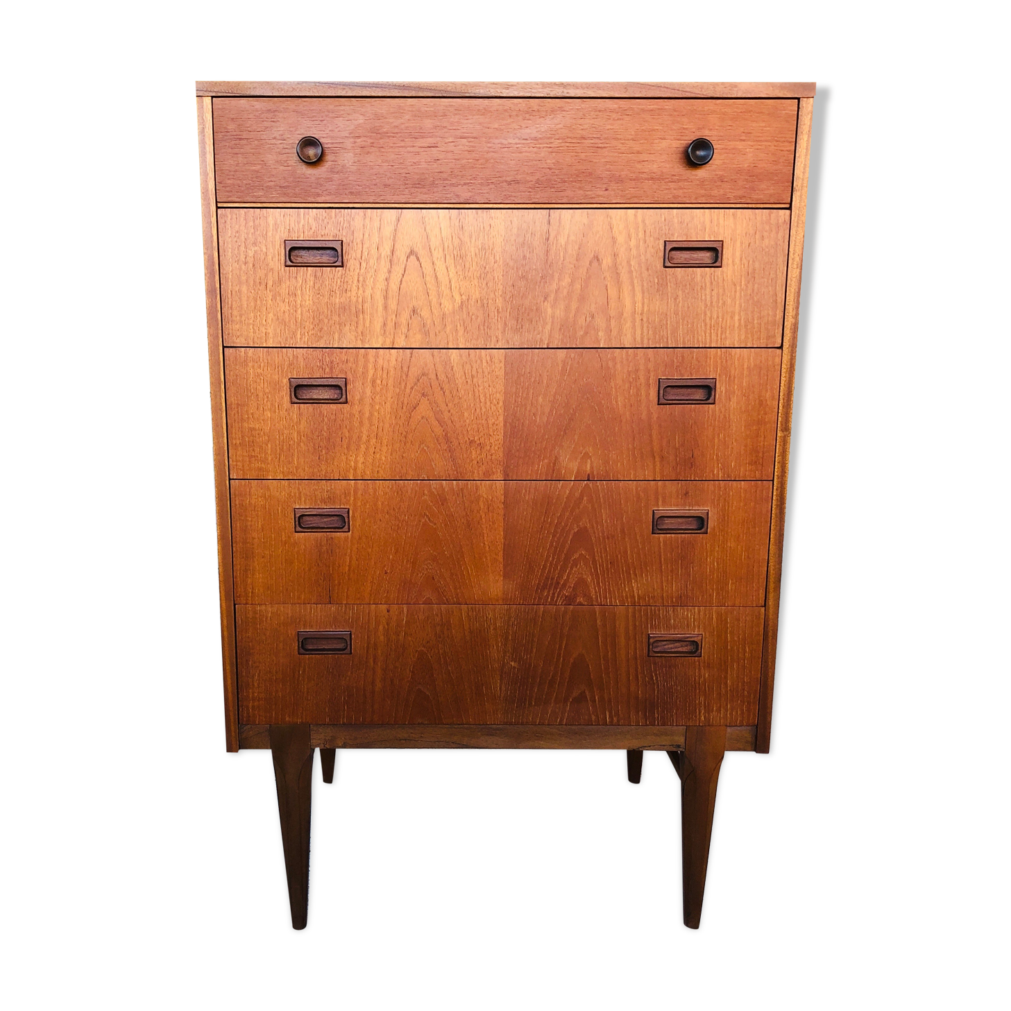 5-drawer teak dresser by Nathan, 60s