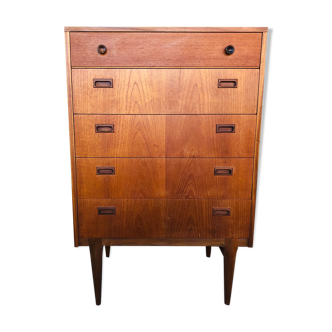 5-drawer teak dresser by Nathan, 60s