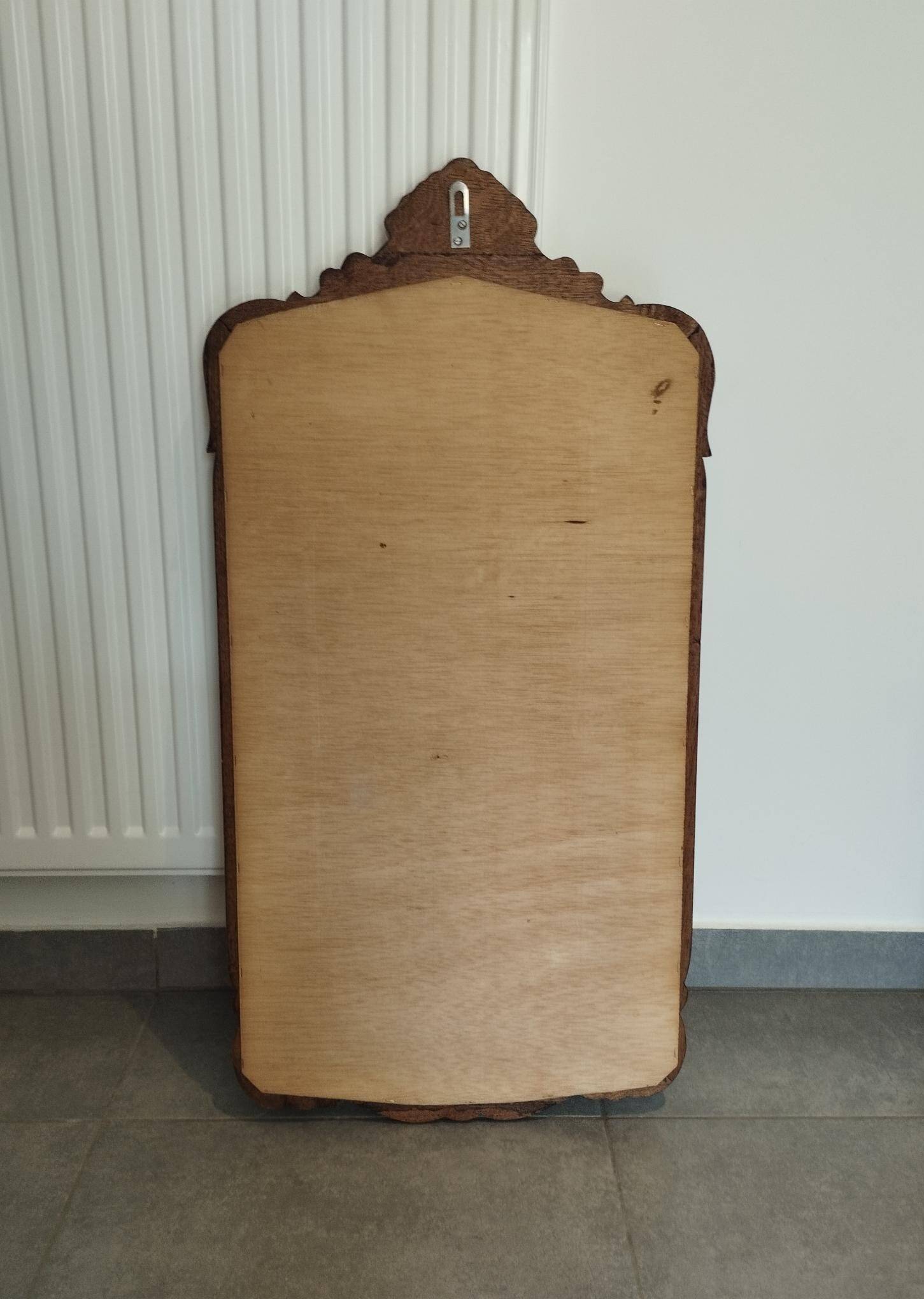 Large mirror in baroque rocaille rococo style