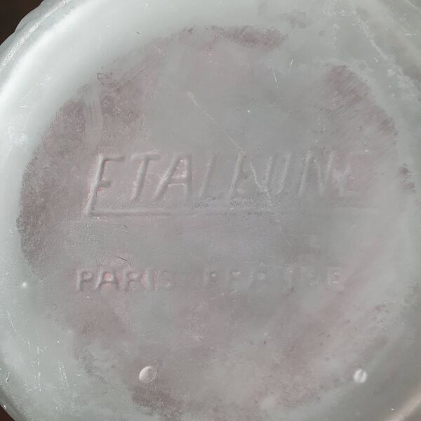 Vase en verre poli Etaleune- Châtaigner