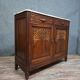 Buffet Art Déco en noyer sculpté et marbre – vers 1930
