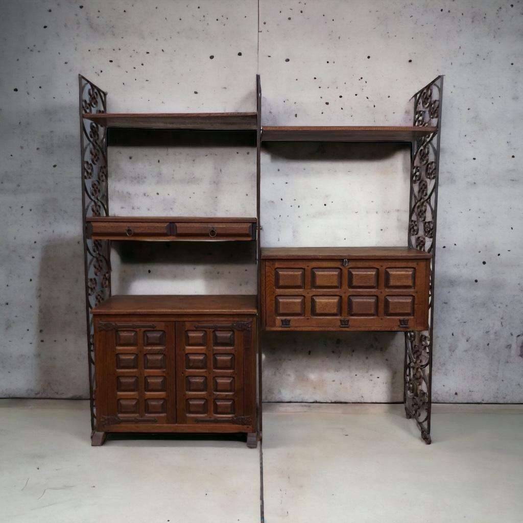 Vintage wall system: spanish brutalist style