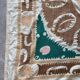 Vintage hand-embroidered tablecloth 142x146 cm