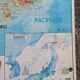 Old school map MDI Indian Union Pakistan Ceylon / Japan Korea