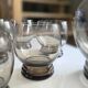 Magnificent Service of Tinted Glasses from the 50s-60s / 18 Glasses and 2 Jugs