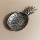 Vintage 1960s pineapple coupe, silver-plated, tropical shape design, table decoration, elegant gift idea.