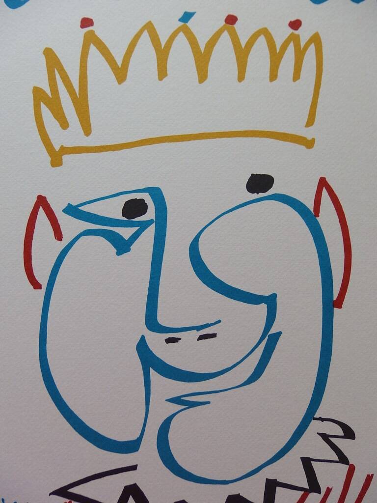 Pablo Picasso: Carnival - The King, signed lithograph