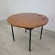 Vintage round dining table designed by Marcel Gascoin 1960s
