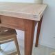Bureau / Table d'appoint en bois de ferme style campagne