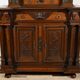 Petit Buffet Deux Corps en Noyer Massif, style Renaissance – Milieu XIXe