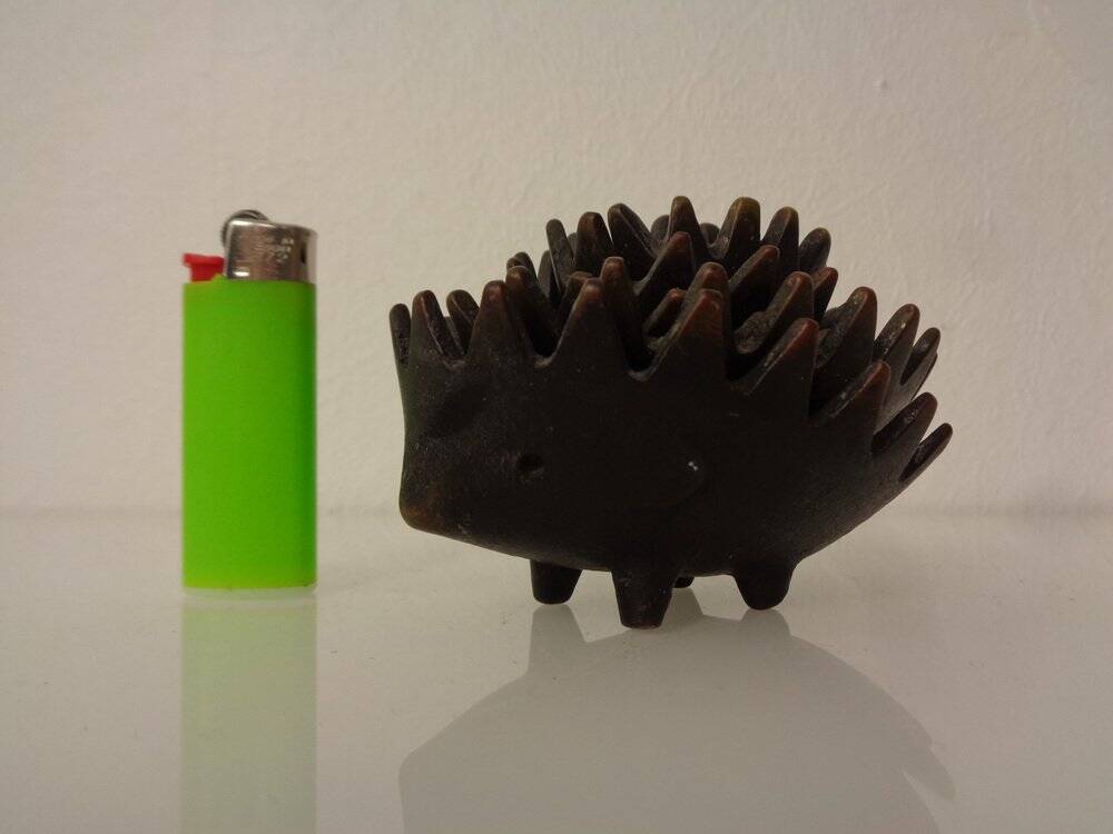 Hedgehog Ashtrays, 1950s, Set of 6