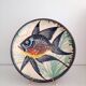 Puigdemont ceramic fish wall plate
