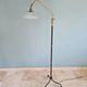Lampadaire articulé, pied tripode, Mid-century, France, 1950
