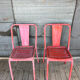 Lot chaise tolix