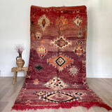 Berber carpet boujaad red 350x170cm