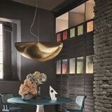 Suspension Brass 96 – Gervasoni (Design Paola Navone) – Matt Brass – 120 cm