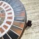 Round coffee table Roger Capron herbarium terracotta