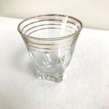 6 antique liquor glasses