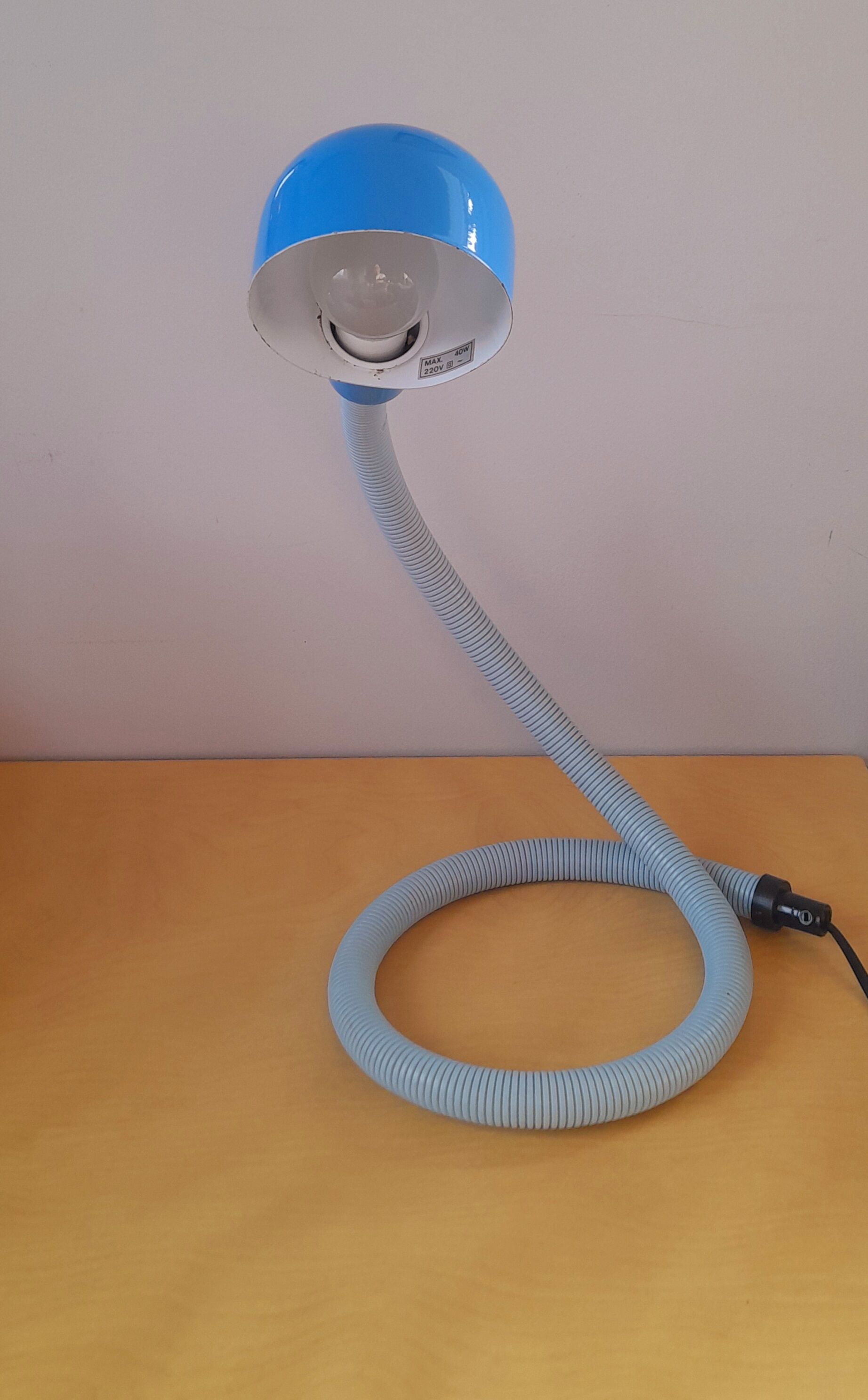 Blue snake lamp