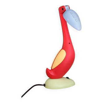 80s toucan penguin design lamp