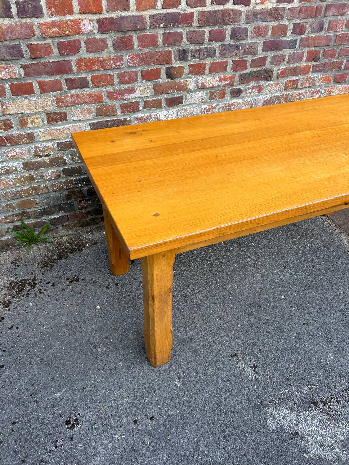 Beautiful oak farmhouse table