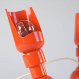 Rare Pair of Mid-Century Gino Sarfatti Model 600P Lamps for Arteluce, Italy 1966