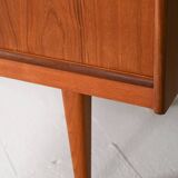 Vintage teak wood highboard