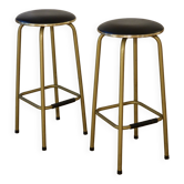 Pair of vintage bar stools, France 1950's