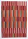 Red & Green Striped Pattern Turkish Kilim Rug, 270x383Cm