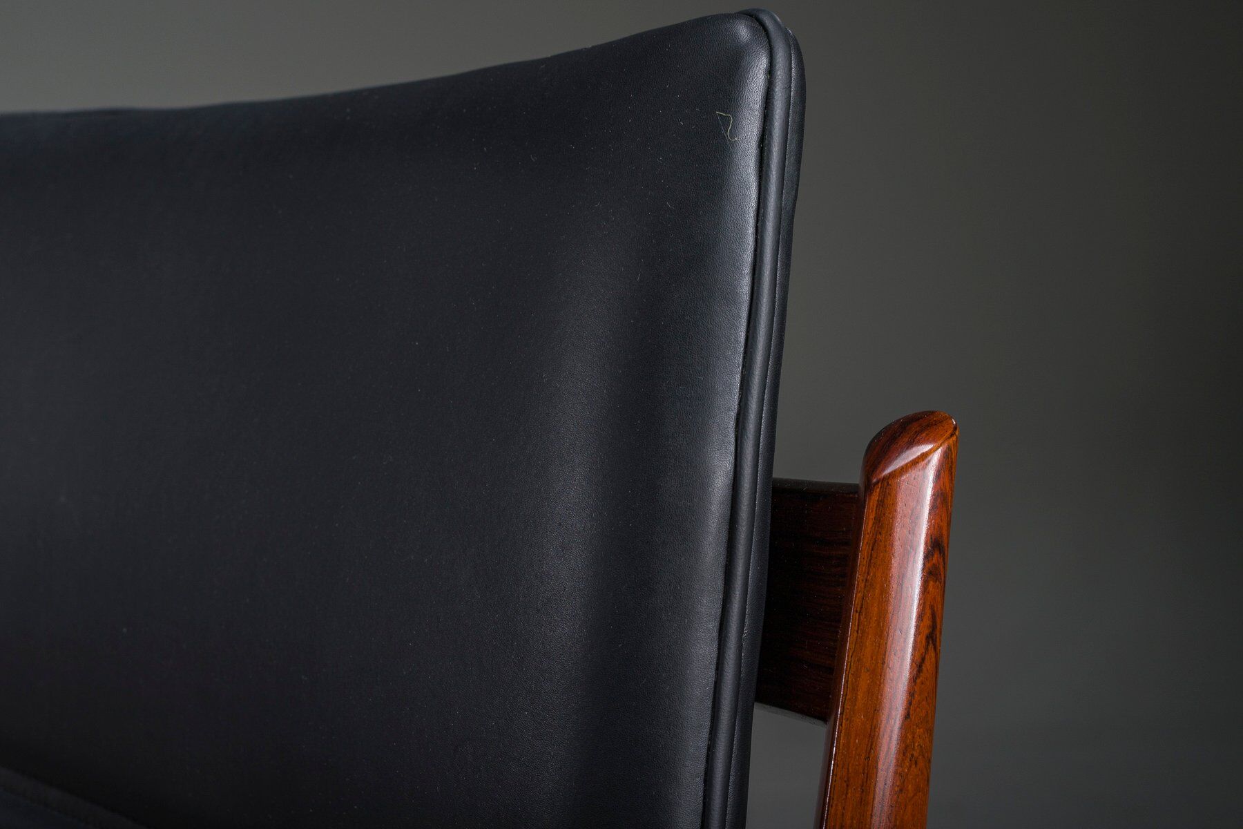 Danish Model 431 armchairs in leather by Arne Vodder for Sibast Møbler, 1960s, set of 4