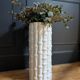 Vintage Italian ceramic cache pot "bamboo"