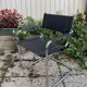 Fauteuil vintage en cuir noir