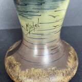 Vase en verre émaillé