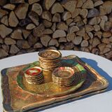 Large rectangular Venetian Florentine tray