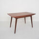 Louis van Teeffelen for Webe teak extendable dining table, The Netherlands 1950's