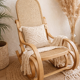 Restored antique rocking chair – natural bohemian spirit