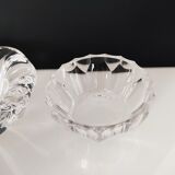Set of 3 cups including one signed Val Saint Lambert