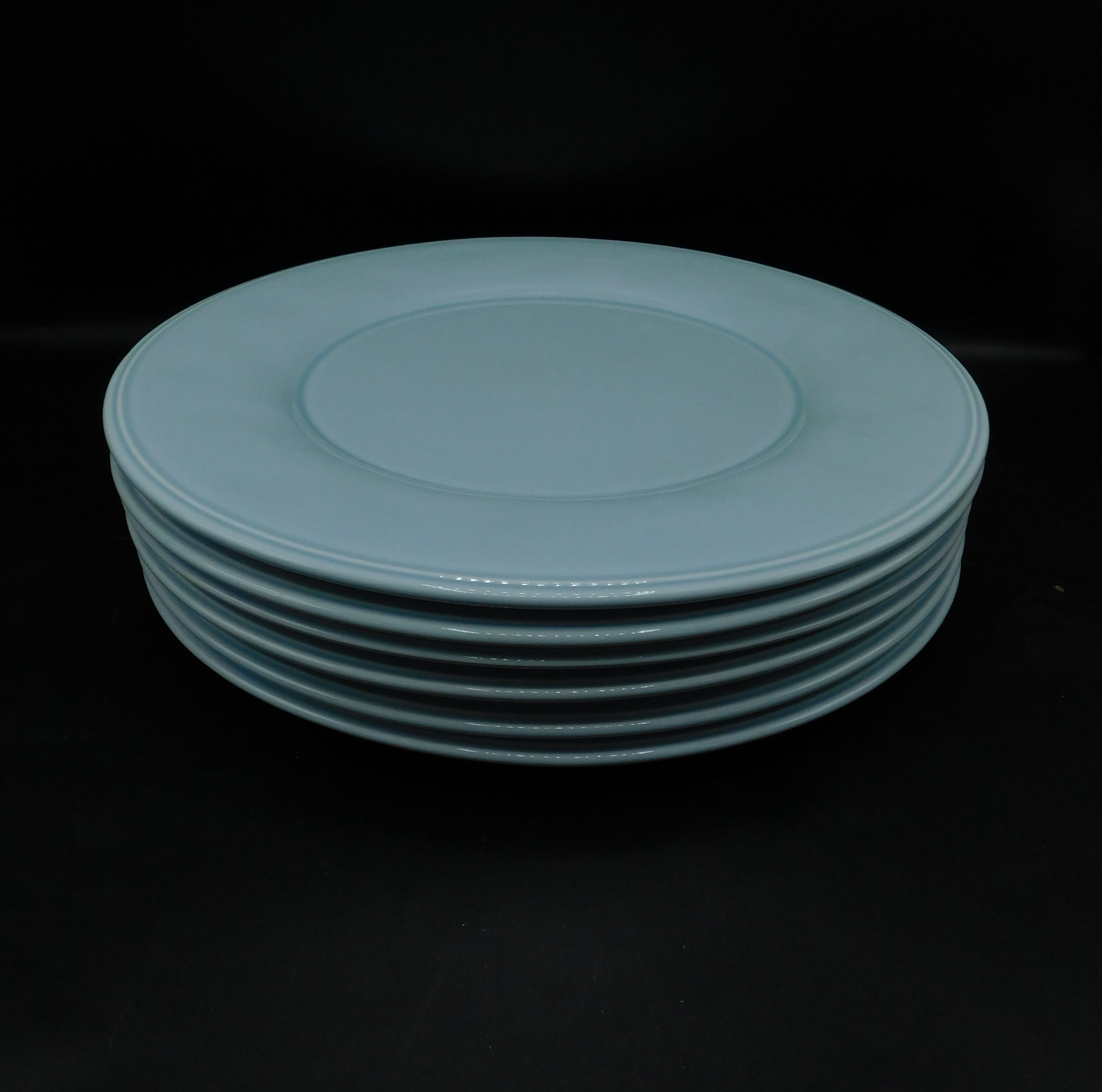 6 presentation plates - 33 cm - vintage