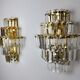 Pair of Kinkeldey sconces, Germany, 1970
